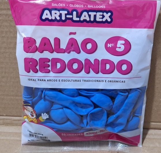 BALAO REDONDO N5 AZUL CELESTE C50UND